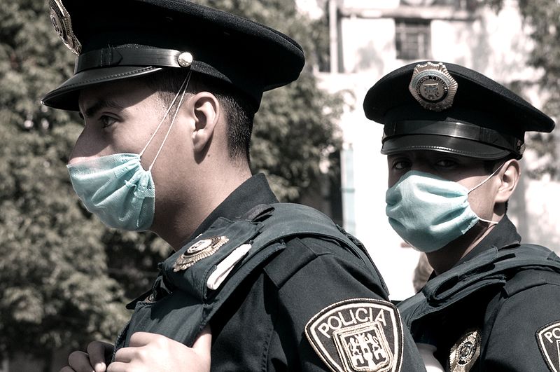 Policias en Mexico DF