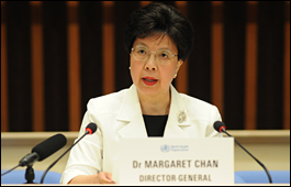 Dra. Margaret Chan. Directora de la OMS